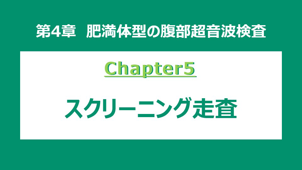 chapter5 スクリーニング走査